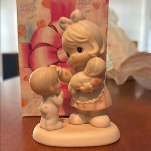 Precious Moments Figurine - Cream and Pink